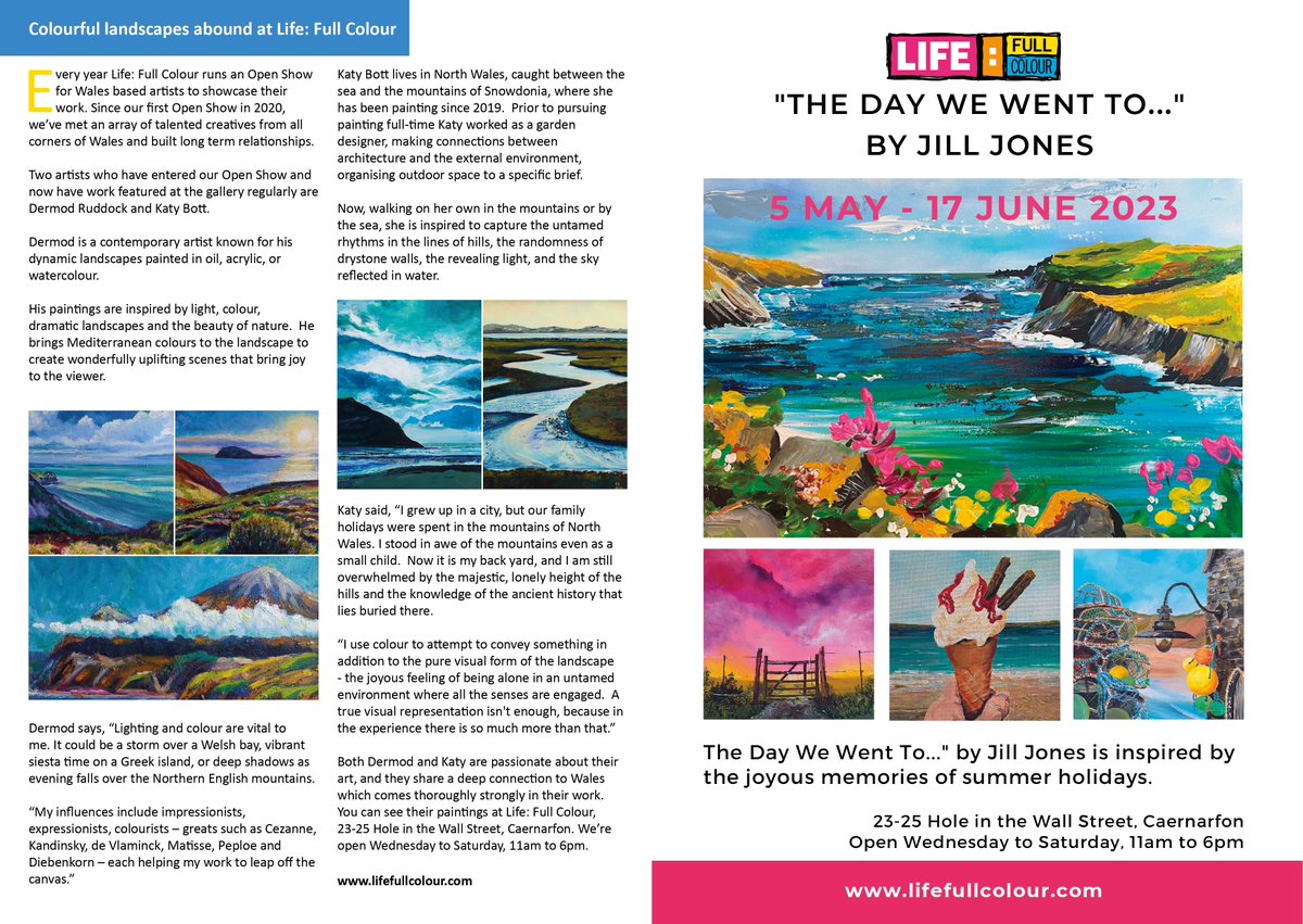 See life truly in full colour at the amazing <a href="/LifeFullColour1/">Life: Full Colour 🏴󠁧󠁢󠁷󠁬󠁳󠁿🇦🇺</a> in #caernarfon this #may