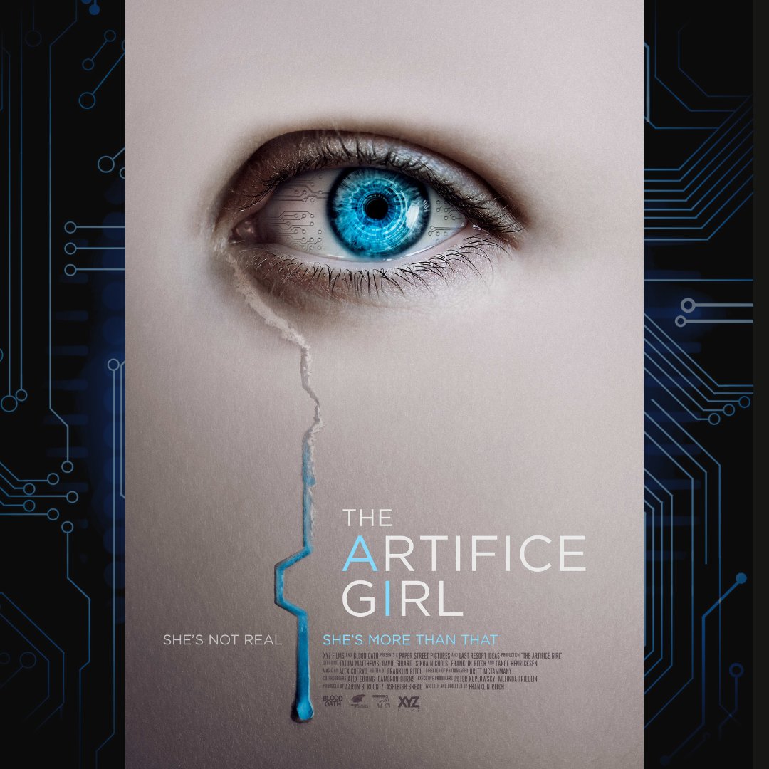 After top prizes at <a href="/FantasiaFest/">Fantasia International Film Festival</a> &amp; @tsplusf &amp; wowing audiences at <a href="/sxsw/">SXSW</a> &amp; more. It's time for you to see why so many critics are raving - THE ARTIFICE GIRL is out now on VOD!

Please check this out. And if what I am reading about #AI is right, our lives might even depend on it.