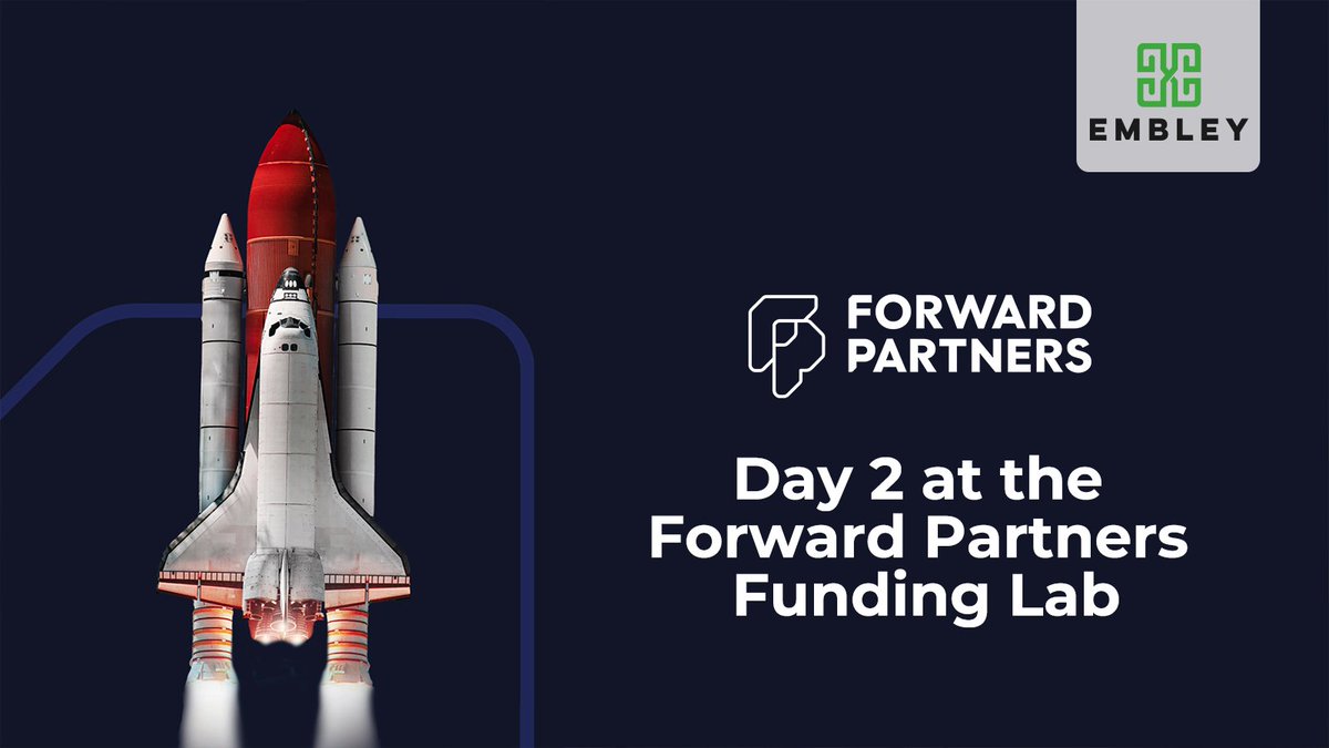 EmbleyHQ's tweet photo. Day 2 is pitch day 🚀
We had a blast fine-tuning our pitching techniques with the amazing investor team of @ForwardPrt https://t.co/09xiJ4nyqV