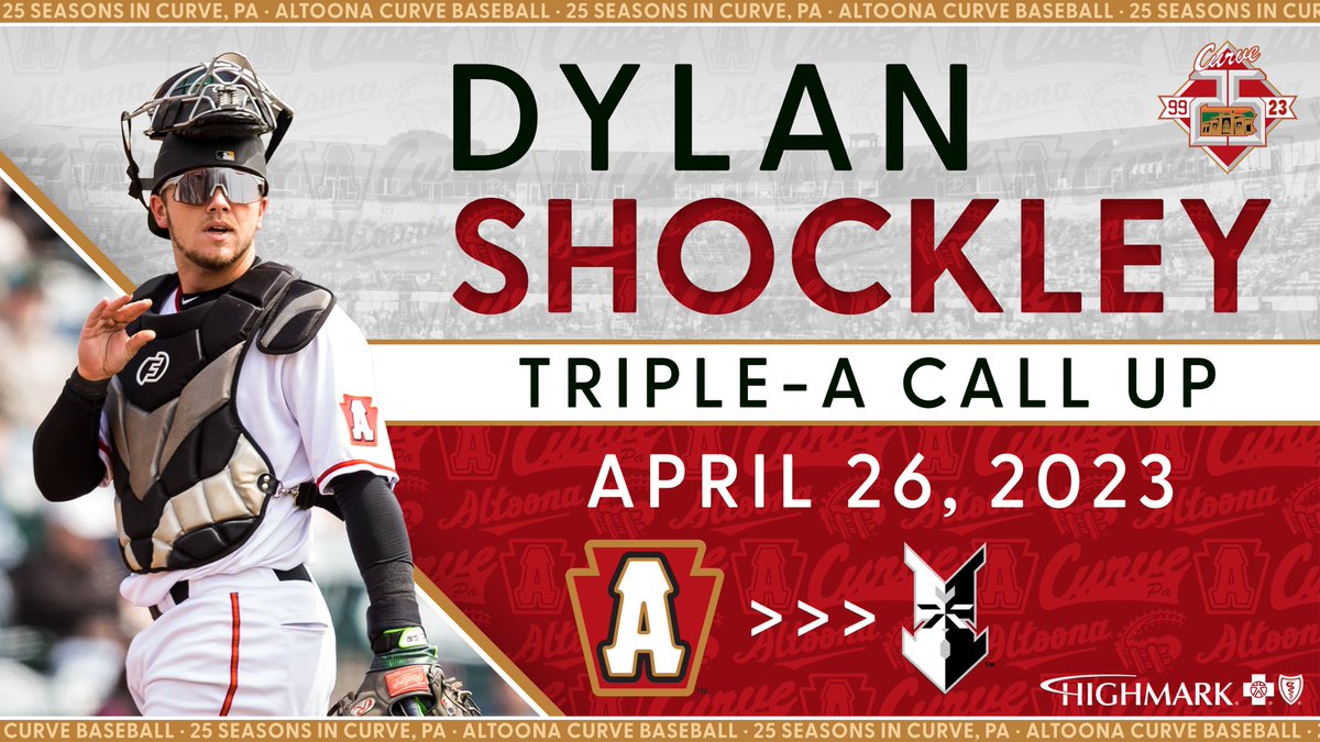 AltoonaCurve's tweet photo. Dylan Shockley is on the move to Triple-A @indyindians! https://t.co/MkdTz7ya4Q