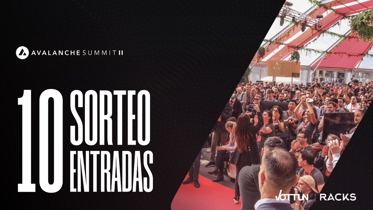 Wall Street Wolverine (@wallstwolverine) on Twitter photo 🎟️ SORTEO 10 ENTRADAS para el AVALANCHE SUMMIT II de BARCELONA que se celebrará del 3 de Mayo al 5 de Mayo en colaboración con @vottun.
Requisitos para participar:
1️⃣ Seguir a <a href="/wallstwolverine/">Wall Street Wolverine</a>
2️⃣ Dar RT a este tweet
El 30 de Abril anunciaré a los ganadores. 🎟️ SORTEO 10 ENTRADAS para el AVALANCHE SUMMIT II de BARCELONA que se celebrará del 3 de Mayo al 5 de Mayo en colaboración con @vottun.
Requisitos para participar:
1️⃣ Seguir a <a href="/wallstwolverine/">Wall Street Wolverine</a>
2️⃣ Dar RT a este tweet
El 30 de Abril anunciaré a los ganadores.
