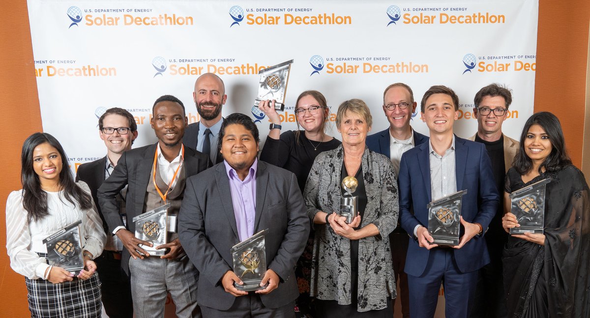Solar_Decathlon's tweet photo. Did you miss any of the action from last weekend's event? Check out our scoring page to see just how things shook out for the #SolarDecathlonBuild Challenge: https://t.co/ukRTjes55v
@BallState @TeamSHUNYA_IITB @UBC https://t.co/3awhrPAd8Q