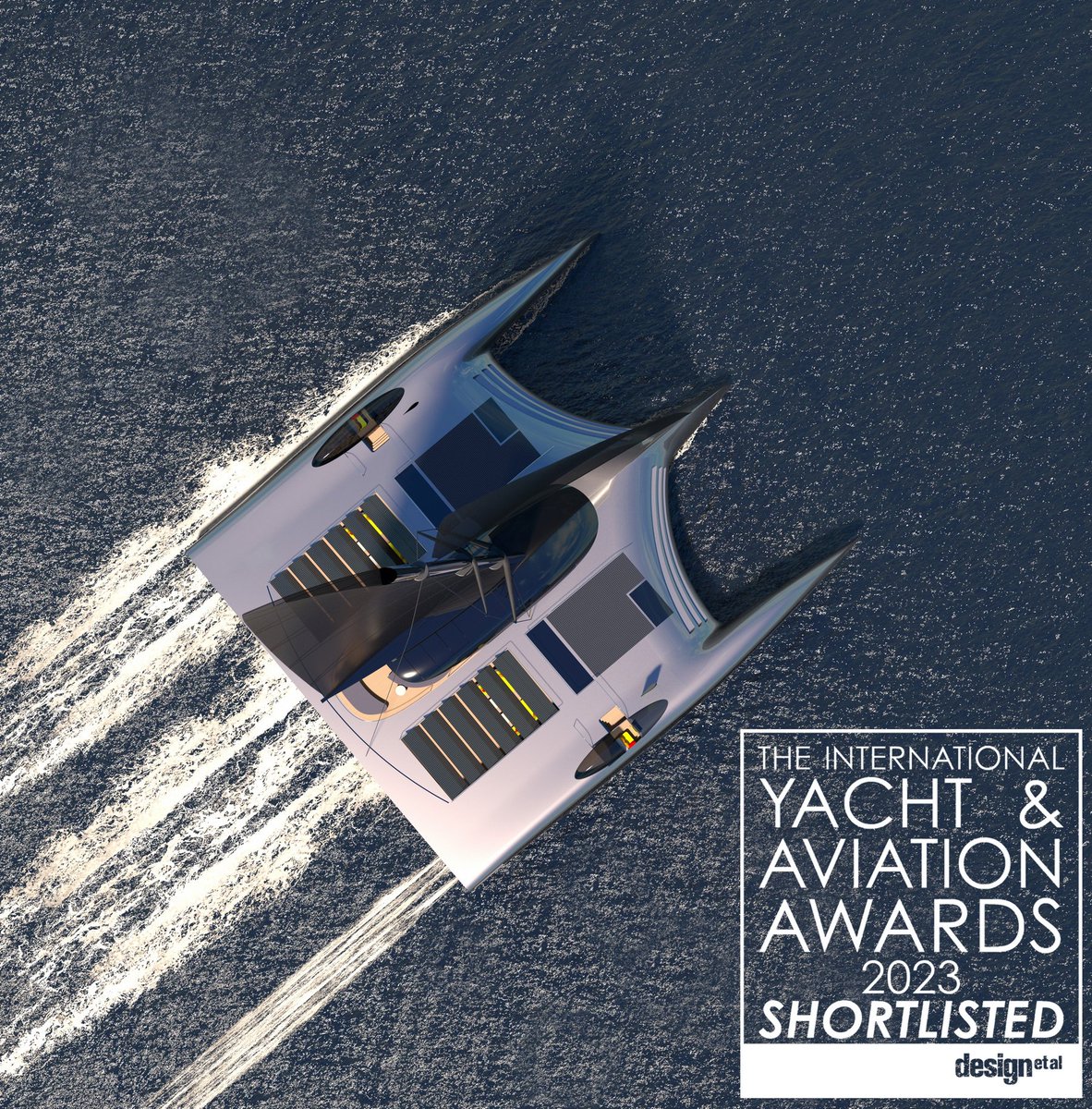 We are thrilled to be shortlisted for Yacht and Aviation Awards by <a href="/designetal/">design et al</a> for our Domus design in collaboration with <a href="/robdoyledesign/">Rob Doyle Design</a>

DOMUS: elevating multihull sailing to the next level.

#superyacht #domus #sailing #yacht  #superyachtlifestyle #trimaran #award #prize #vote