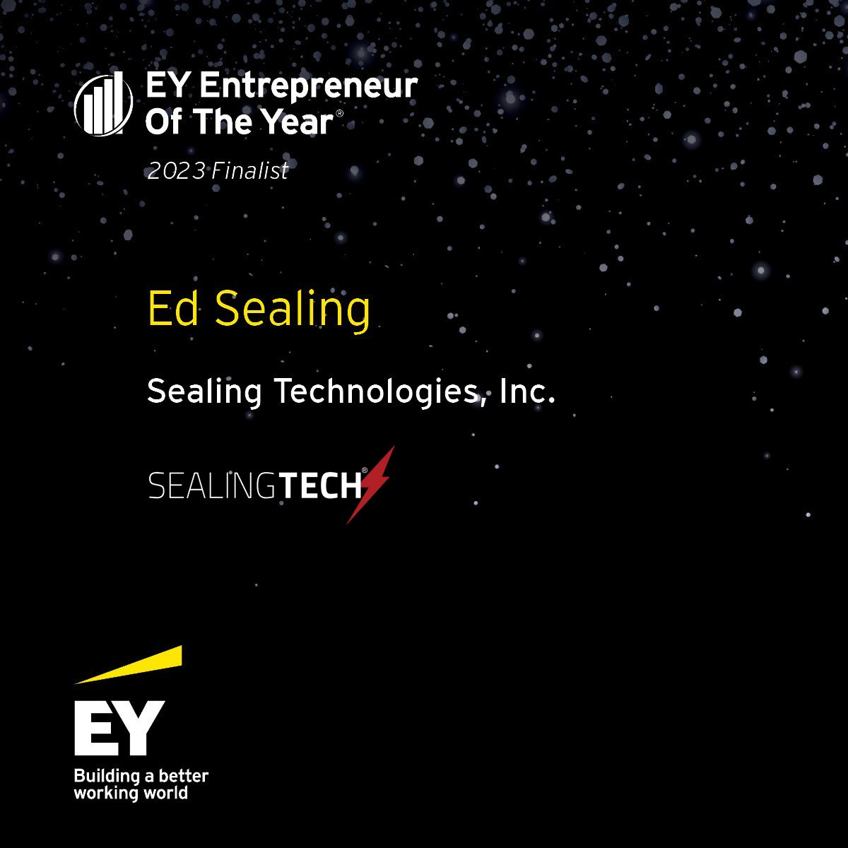 Sealing_Tech's tweet photo. Honored to have Ed Sealing recognized as a finalist in the Entrepreneur Of The Year® 2023 Mid-Atlantic program. We cannot wait to cheer him on during the awards celebration on June 22 when winners will be announced! 

https://t.co/vhaVqbqb4J

#EOYUS #EOYMidAtl #BuildSecureSolve https://t.co/8O2WGD9m9G