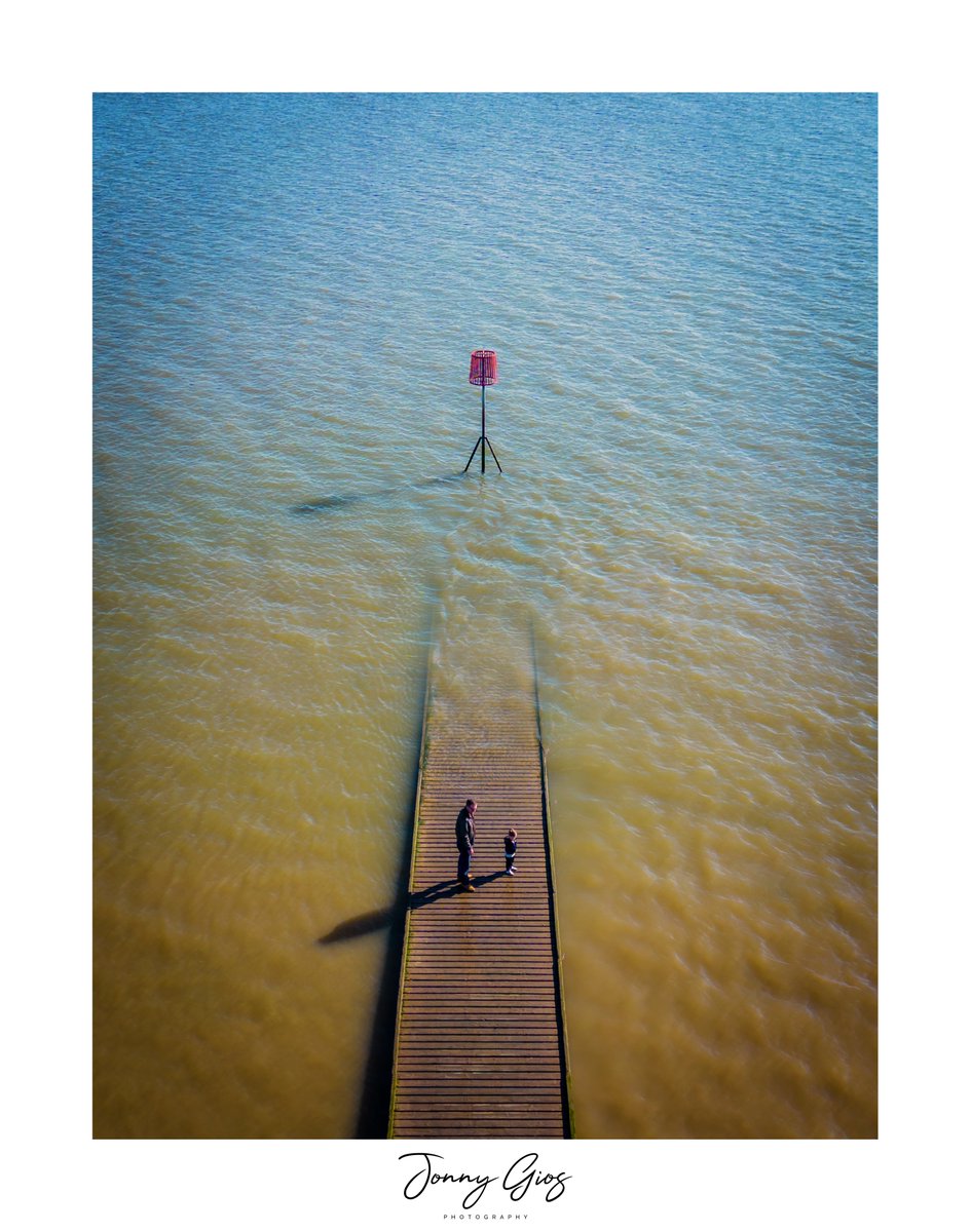 Supergios's tweet photo. 'Father and Son at the beach' #lythamstannes #wexmondays #djimini3pro #lancashire #viewsabove https://t.co/leots2N7ZM