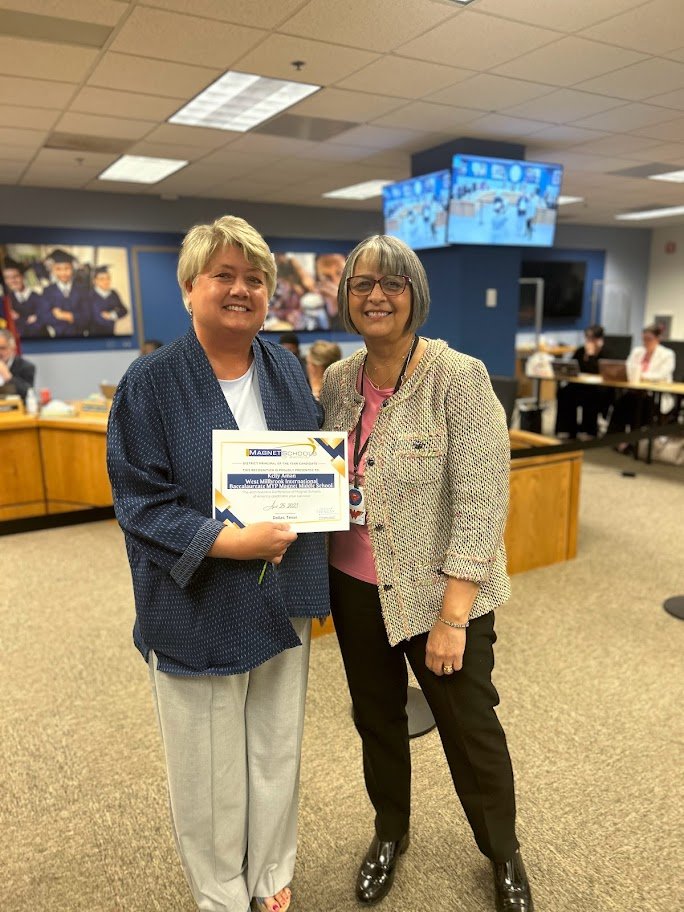 wcpssmagnets's tweet photo. Congrats to @WestMillbrook Principal @kaman723 on her recognition as #WCPSSMagnet Principal of the Year!! https://t.co/HnaXeeQuh6