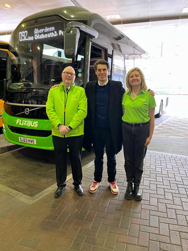 We had an amazing day celebrating with our #Scotland passengers as we launch new routes across the country! Thank you for having us #Edinburgh #FlixBus2UK