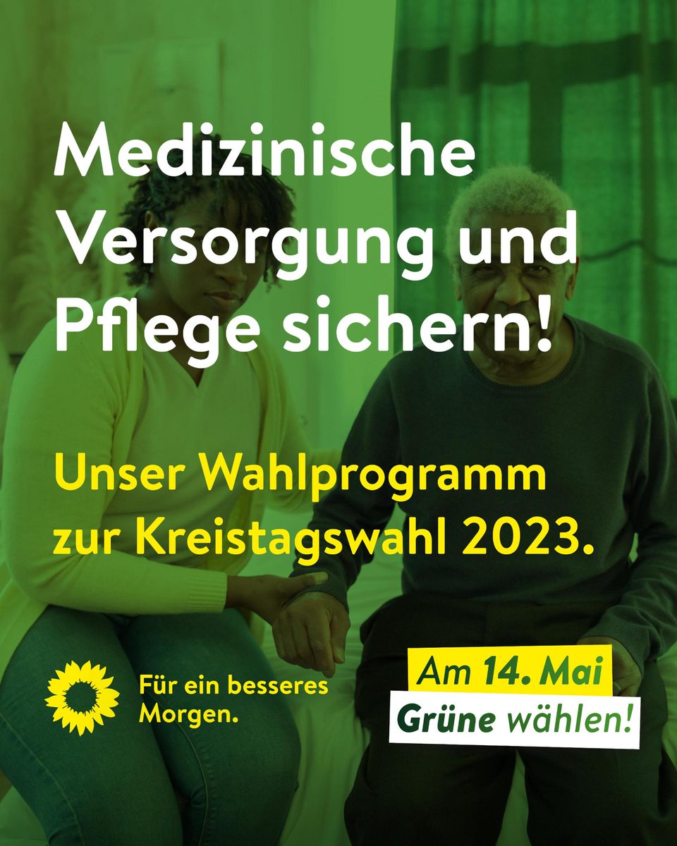 GruenePi's tweet photo. Kurz &amp; knapp: Unser Kreiswahlprogramm zur #KommunalwahlSH2023.

Dies sind unsere Ziele im Bereich #Pflege! 🫶🏥🩼

Mehr Infos: https://t.co/bHOFvpTrn5

#heutemorgengrün #füreinbesseresmorgen https://t.co/LomTE2AyTl