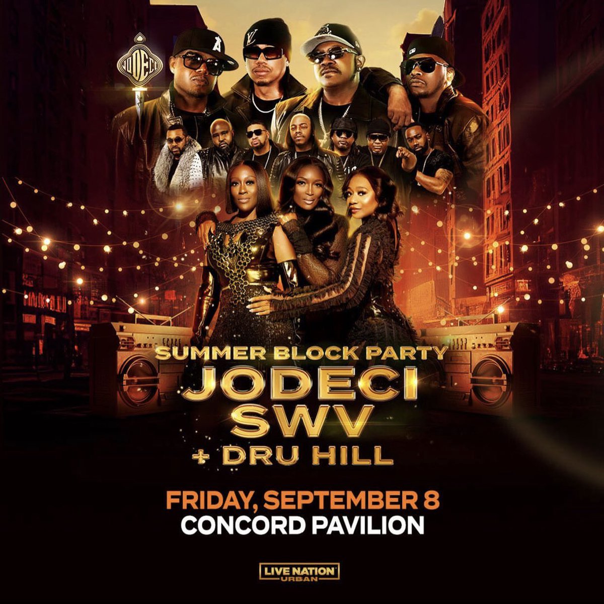 1025KSFM's tweet photo. Want to be in the building for the “Summer Block Party” at @ConcordPavilion ? 🚀
@Toshamakia has your tix in the #SacThrowBackLunchHour !
Listen for the keyword then text it in to 41025!
Tickets on sale this (tomorrow)Friday 10am https://t.co/Yv6qwcN4Y6