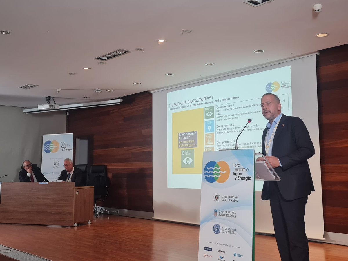 Hidralia participa en el Primer Foro Binomio #Agua y #Energía que se celebra en Almería y pone en valor las 'ecofactorías' un nuevo modelo que transforma una depuradora de agua en el máximo exponente de la Economía Circular.