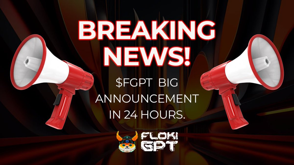 FlokiGpt's tweet photo. Attention, $FGPT FAM and enthusiasts!
We are thrilled to announce that a major milestone is coming for Floki GPT Corp!
After successfully achieving several objectives, we are ready to take an even bigger leap towards the future
#Binance #FLOKI #FLOKISEASON https://t.co/aYBMD8iUl7