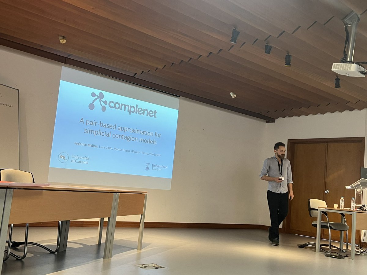 CompleNet's tweet photo. Federico Malizia ending the talks of the 3rd day. #CompleNet23 https://t.co/GVzmMHw50E