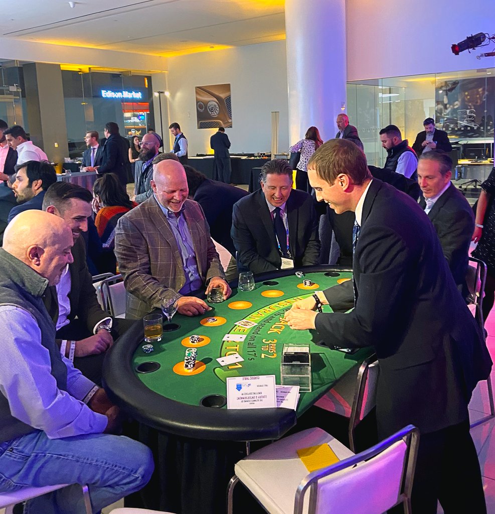NYFFevents's tweet photo. Let the good times roll 🎲

NYFF is a one-stop shop for hosting the ultimate casino night! From dealers to rentals, we’ll deliver an exciting evening filled w/ popular games like poker, roulette, craps &amp; blackjack.

#NYFF #NYFFEvents #eventproduction #poker #roulette #casinonight https://t.co/C1HiconoVV