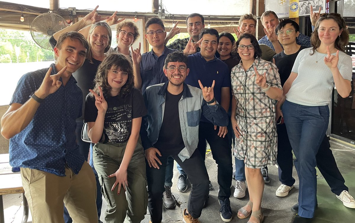 Wonderful end of semester get-together with <a href="/ut_caee/">UT Austin CAEE</a> Sustainable Systems students and faculty.