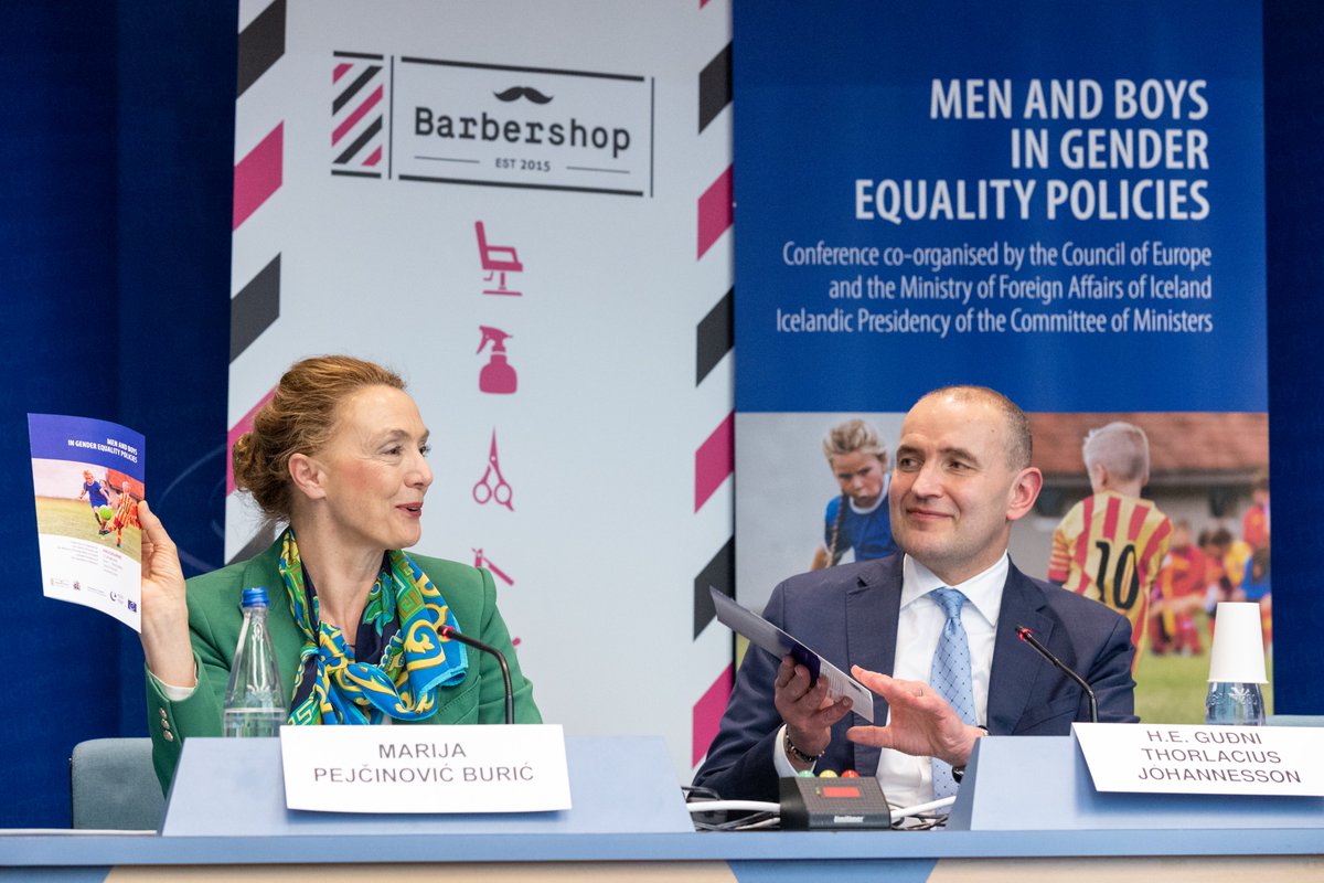 🔸Join us tomorrow w/ <a href="/ARagnhildur/">Ragnhildur Arnljotsdottir</a>, <a href="/elyassir_alia/">Alia El-Yassir</a>, <a href="/Luarasi/">Iris Luarasi</a>, <a href="/amoodian/">Shahab Ahmadian</a>, <a href="/petra_stienen/">Petra Stienen</a> to discuss the negative impacts of social norms &amp; gender stereotypes, men, gender equality in care and the role of men and boys in combating violence.

🔎More info ➡️ bit.ly/41W3w1M