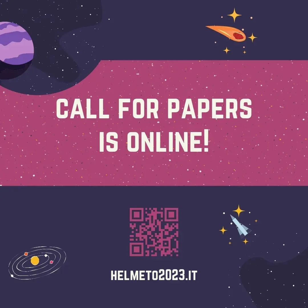 HELMeTO3's tweet photo. Are you ready to take off?

You can submit your abstract until May 20, 2023. https://t.co/OAcwisdqsw
