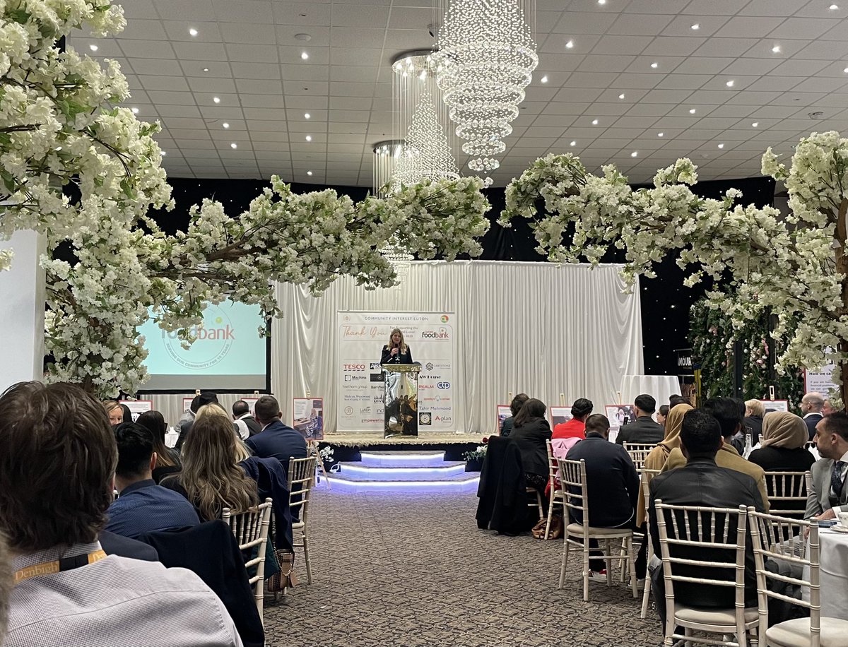 We are honoured to be attending <a href="/LutonFoodbank/">Luton Foodbank</a> event this evening celebrating 10 years of the food bank and the good work of the community. It is wonderful to see the schools from across Luton all coming together to support this event.