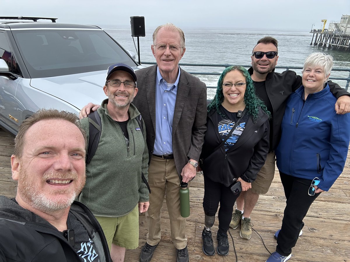 ChargePozitive's tweet image. Out here on the #SantaMonicaPier for the #RouteZero Relay. Can’t wait to hear @edbegleyjr speak at 10am! 
@ev_association @MachE_VLOG @dictionaryhill @ChargePozitive 
#ElectricVehicles #SoCalEVs #EV #DriveElectric
