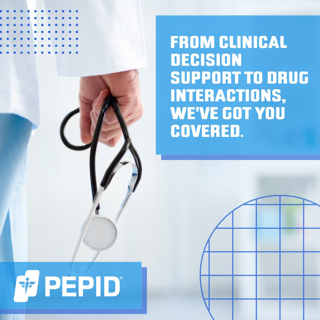 pepid_llc's tweet image. From clinical decision support to drug interactions, we've got you covered. #PEPID #HealthcareSolutions #Medicalsoftware