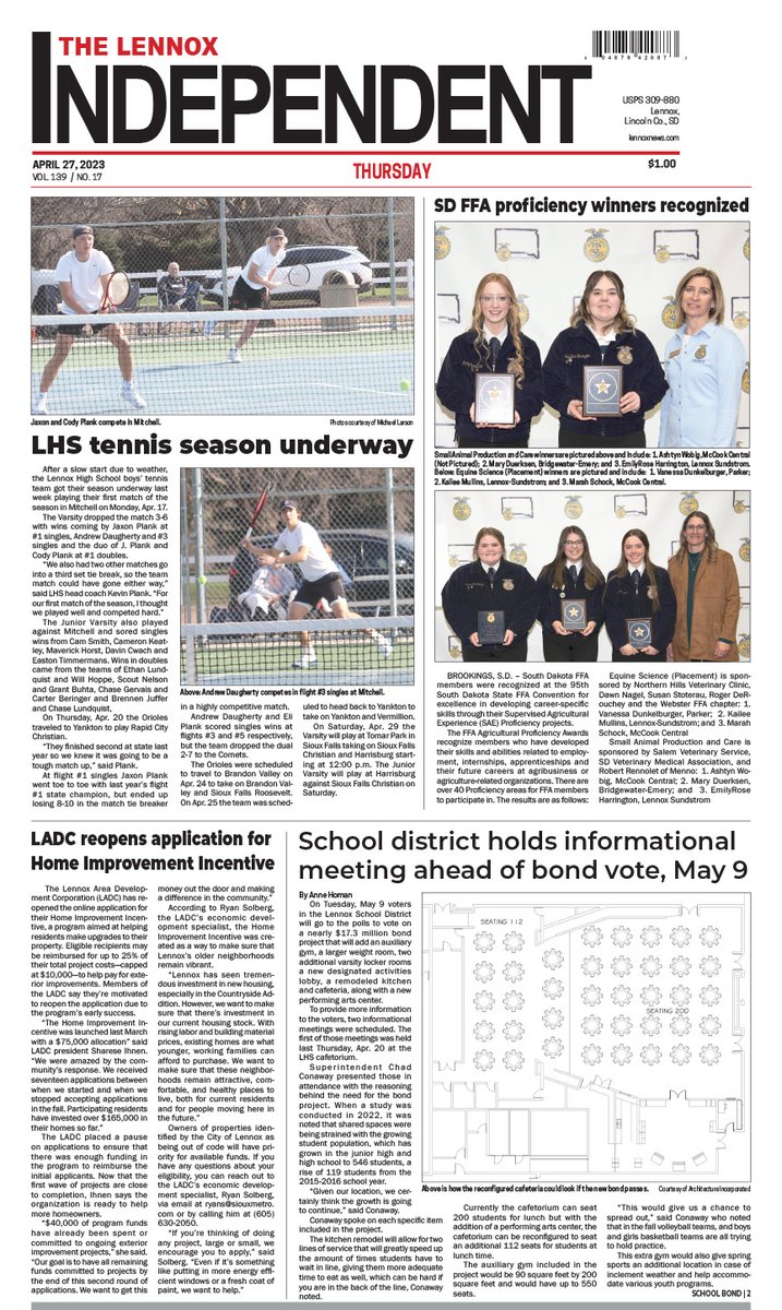Check out this week's edition of The Lennox Independent. Available on stands now — login anytime at lennoxnews.com