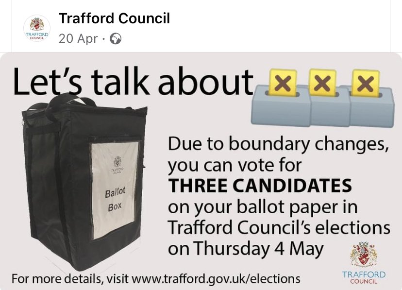 Don’t forget #3votesforLabour in Urmston <a href="/CatherineLHynes/">Catherine Hynes</a> <a href="/KevinAProcter/">Kevin Procter</a> 🌹4thMay