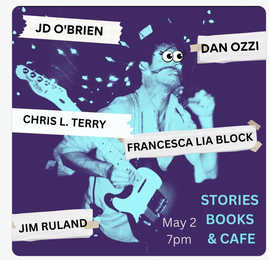 Looking forward to six days on the road with @JimVermin next week. First stop is @StoriesEchoPark with @francescablock , @ChrisLTerry , and @danozzi.