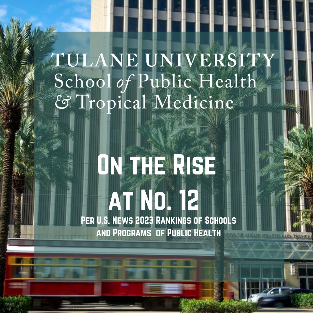 It’s easy to see why the Tulane School of Public Health and Tropical Medicine is on the rise. More diverse faculty and leadership. A focus on health equity. Making the student experience the #1 priority. #sphtmontherise #makewaysphtm #thisispublichealth