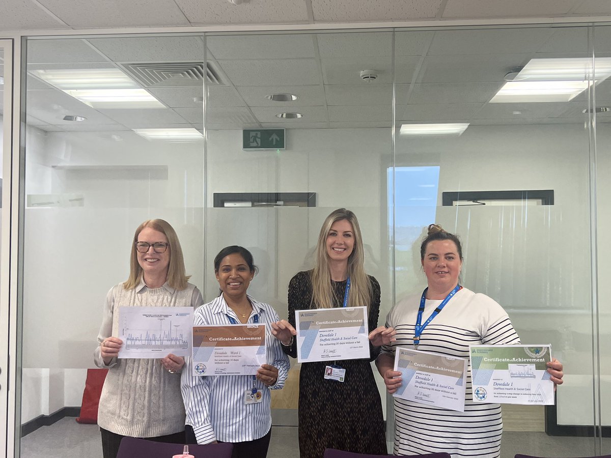 KirstyDallison's tweet photo. Thank you to @alisonlovatt1 and Vicky from @Improve_Academy who visit our services and HQ @SHSCFT today to give out certificates and advice to our team working with them to embed HUSH safety huddles! Woodland View, Birch Avenue, G1, Dovedale 1 and more teams to come 💫 #NHS 🧵 https://t.co/5Fy4xlz2Wd