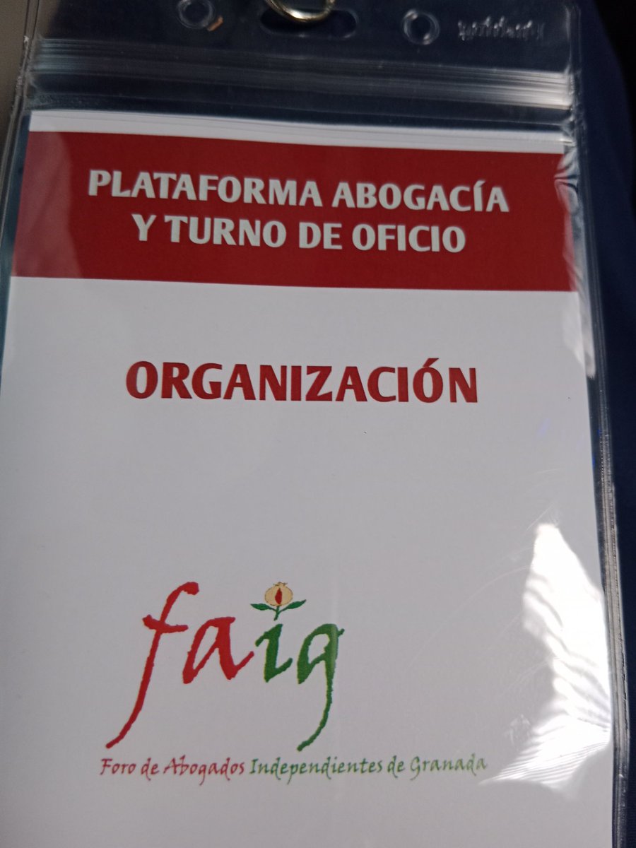 Ha sido un orgullo participar en la organización por <a href="/FOROGRANADA/">Foro de Abogados Independientes de Granada</a>
#MareaNegra #EsNuestroTurno
