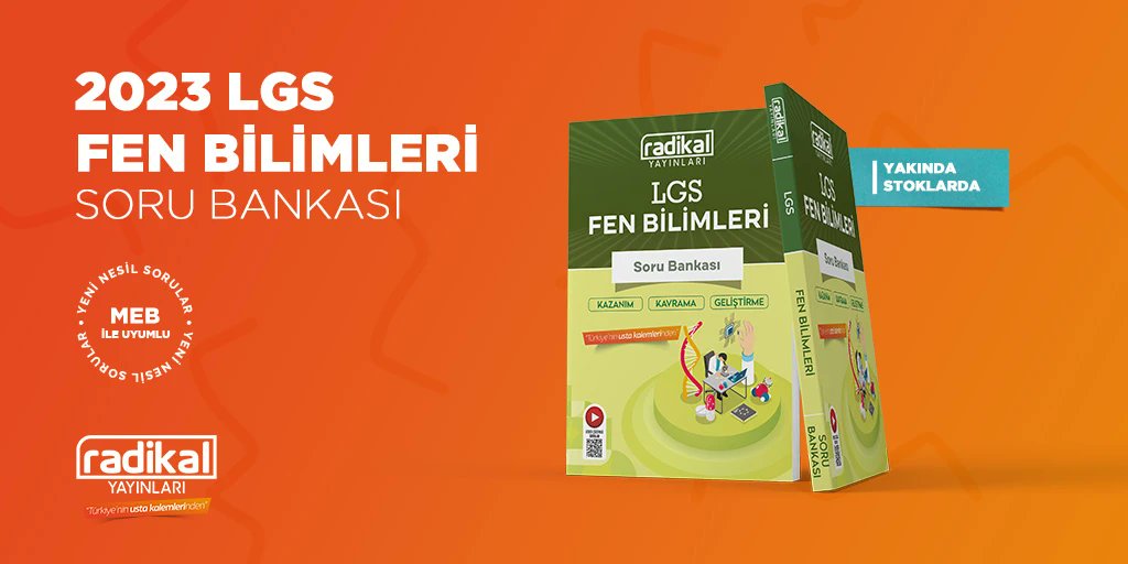 LGS tayfa için fen bilimleri netlerini arttırmanızı sağlayacak muazzam bir soru bankası… 👍

Ayrıntılı bilgi için DM üzerinden veya 0 (539) 514 34 62 numaralı telefondan bize ulaşabilirsiniz.

#radikalyayınları #sorubankası #fenbilimleri #şampiyonlarıntercihi