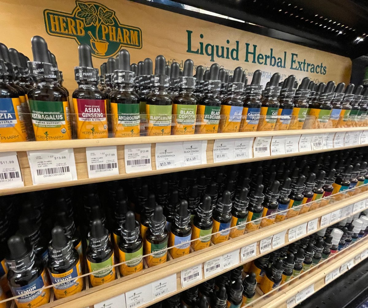 Our Herb Pharm selection is fully loaded! ✨ We have one of the most comprehensive selections of Herb Pharm in PDX – check it out!