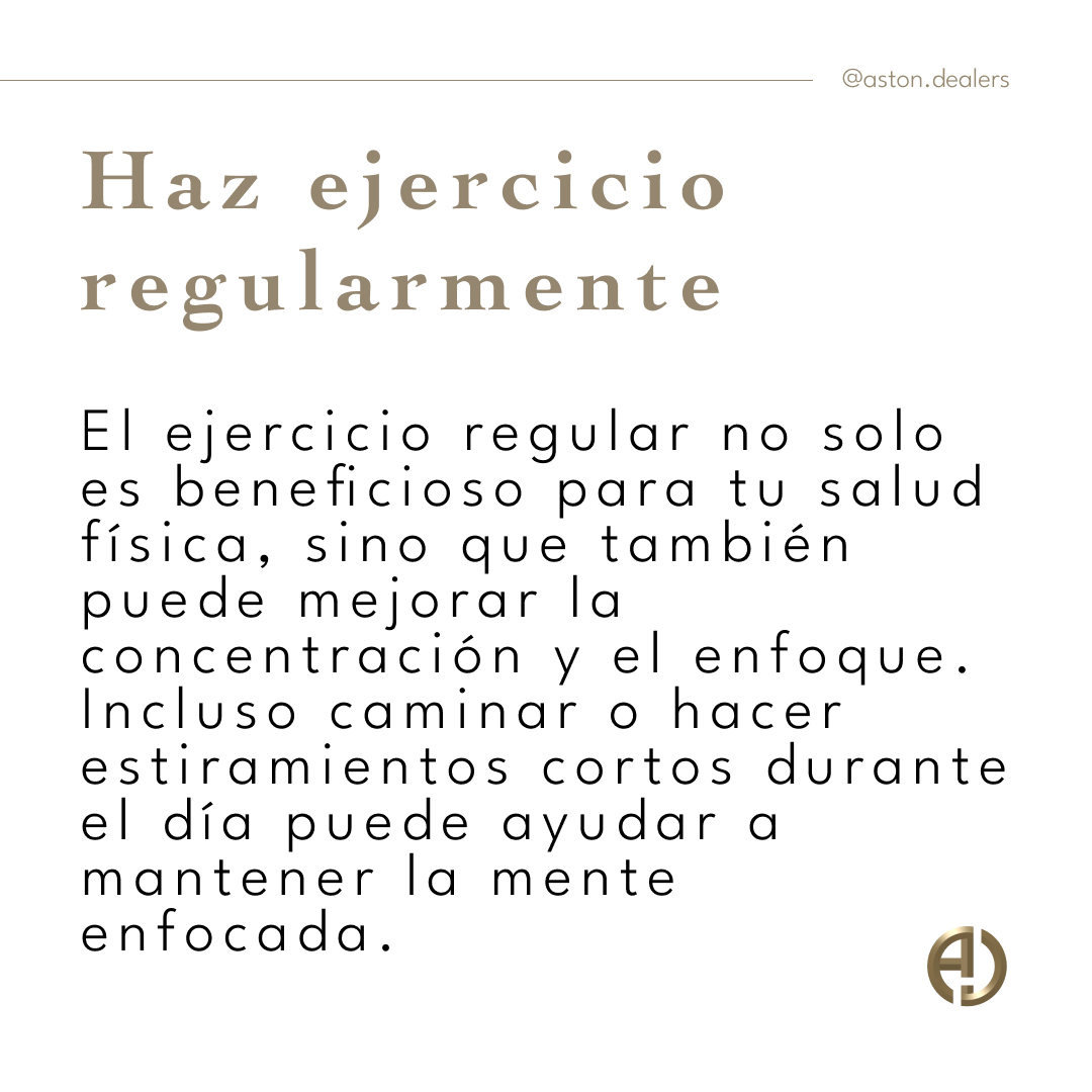 AstonDealers's tweet photo. Sabemos que mantener la concentración no siempre es fácil, por eso, te presentamos estos consejos para ayudarte con tu concentración y enfoque tanto en el trabajo como en los estudios. ¿Qué otro consejo darías?
#astondealers #passionforeducation #consejosconcentracion https://t.co/xAbKQR4pqX