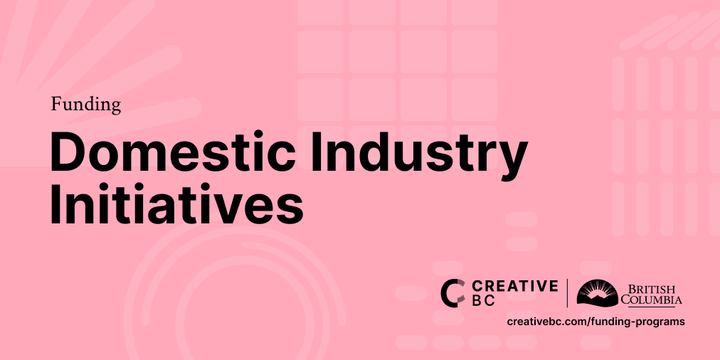 creativebcs's tweet photo. INTAKE 1 CLOSING SOON: The #CreativeBC Domestic Industry Initiatives Program provides funding to a wide range of domestic events and initiatives that aim to engage British Columbia creative industries sector.
Discover more: https://t.co/twqU6BaejT #BCCreates #BCCreatives https://t.co/UI3sL9JJPq