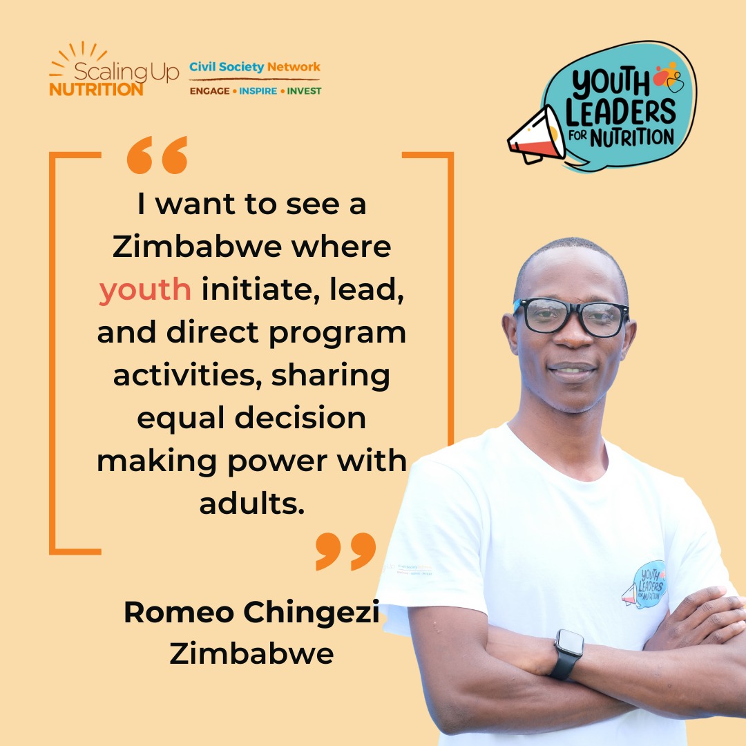 Zimbabwe 🇿🇼 meet your National Youth Coordinator under the <a href="/SUNCSN/">SUN Civil Society</a>
