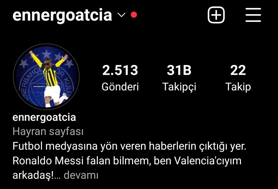 13EnnerGoatcia's tweet photo. 31 bin takipçili ennergoatcia hesabım kapatıldı; yılmadım, yılmayacağım. #ennergoatciaisback https://t.co/GtQl2QsjXz
