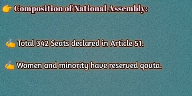 IrhaFatima93816's tweet photo. Composition of national assembly can be great effect on power of national assembly. #Thepowerofnationalassembly https://t.co/euPQb7iJIJ