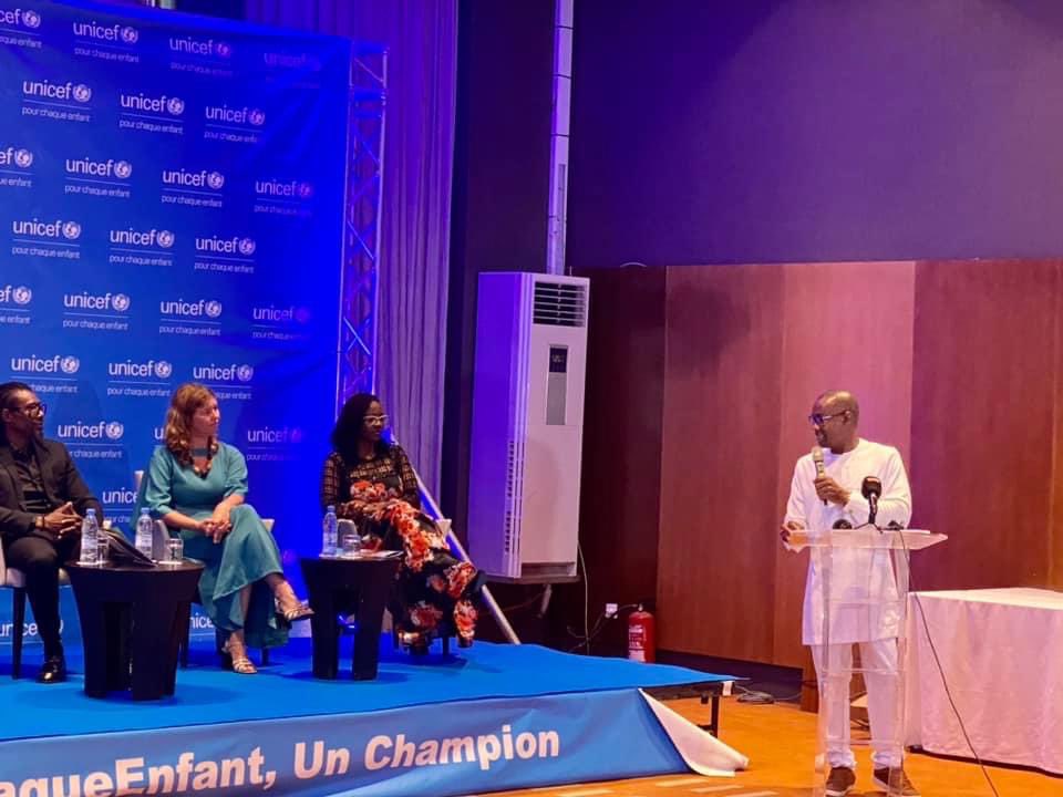 SportiveSenegal's tweet photo. Aliou Cissé est le nouvel ambassadeur national de l’UNICEF. Lors de la cérémonie de nomination ce jeudi 27 avril 2023, le choix a été porté sur le président Abdoulaye Thiam pour faire la présentation de « Aliou Cissé, l’âme d’un vainqueur ». 
#senegalrek🇸🇳 https://t.co/WOceemsBcO