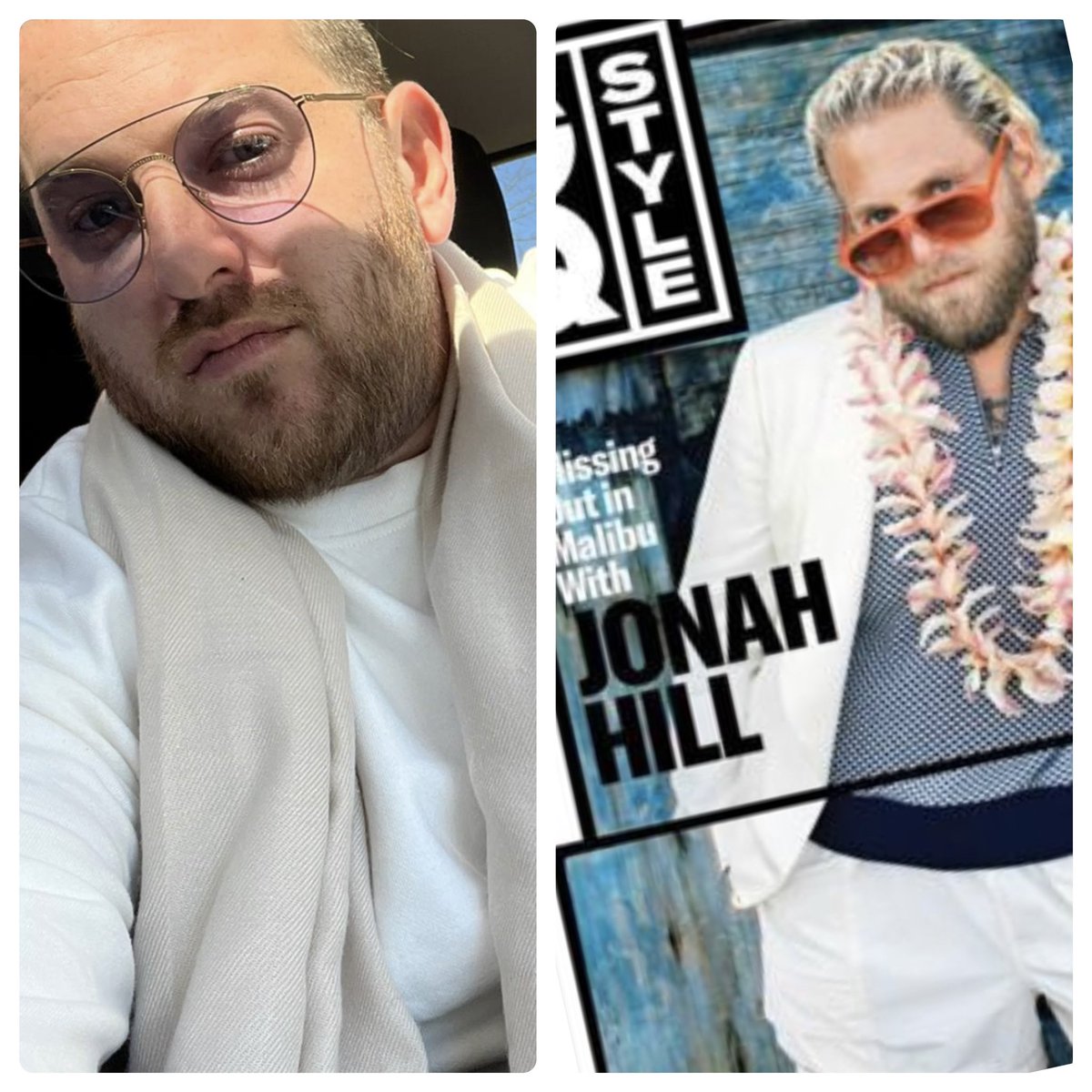 LeviBlachman's tweet photo. @JonahHill @WME @NJDevils a friend is looking for a #doppelgänger so that he can attend the #newyorkrangers vs #devils tonight's instead of having to go with his wife to the #omeradom concert.  U available at 7p tonight ? Here's his pics.  Would accept someone else if Jonah isn't https://t.co/nQawYDbdnU