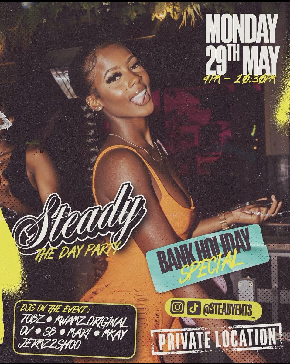 KwamzOriginal's tweet photo. 3 Day Parties You MUST be at on the 29th! Either One Of Them!

@DjDellz_ - Life Is 4 Livin’
@DjMkay_ - ‘Steady’ - The Day Party
@K1Sika_ - Before Hours https://t.co/hVZZP4ce6C