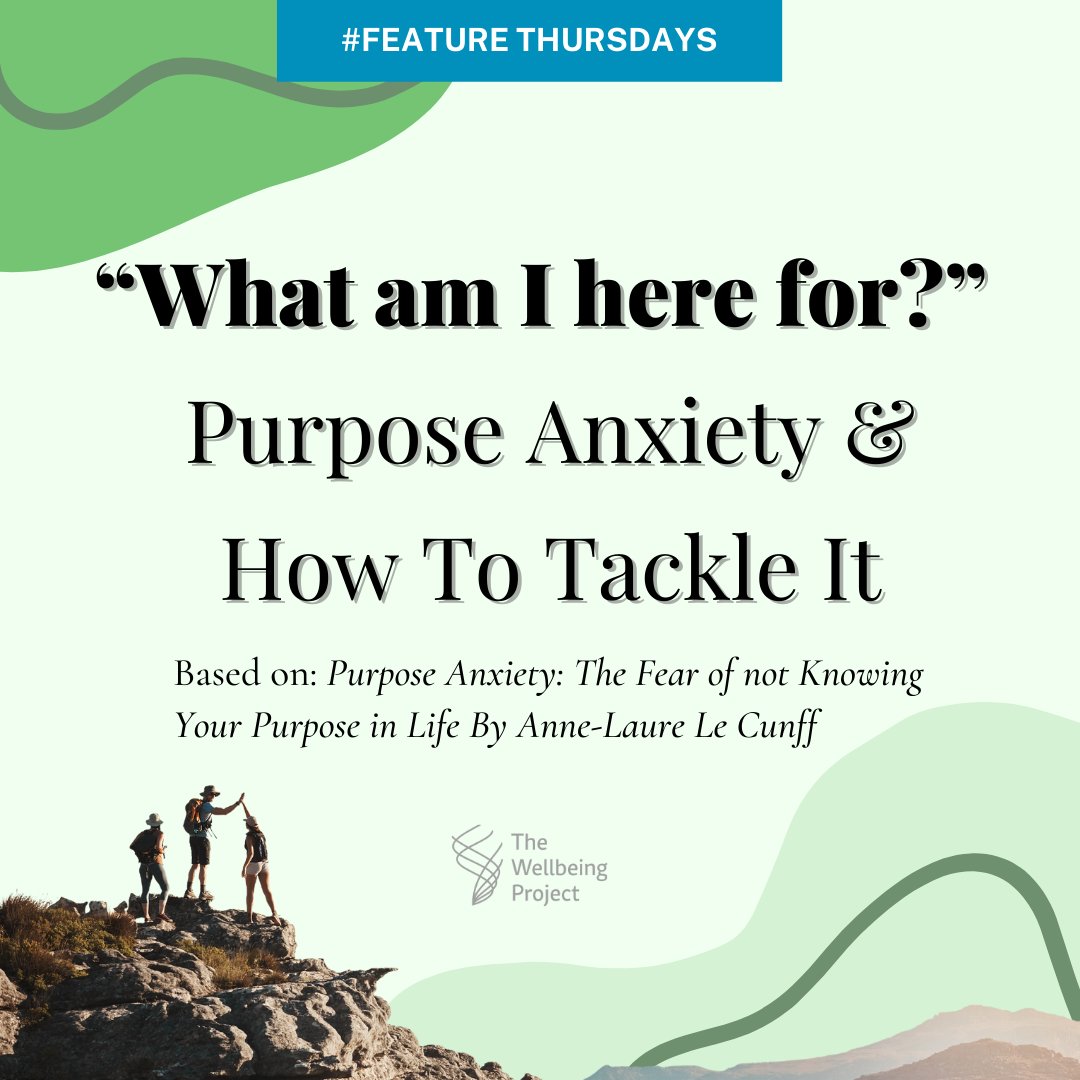 TheWellbeingP's tweet photo. “What am I here for?” If you find yourself asking yourself this question over and over again, you may have purpose anxiety.
👉 Find the full article here: https://t.co/hnPV2cXHky
#FeatureThursdays #purpose #anxiety #mentalhealth #mindfulness #selfcare #wellness #productivity https://t.co/hnb9B9lmMU