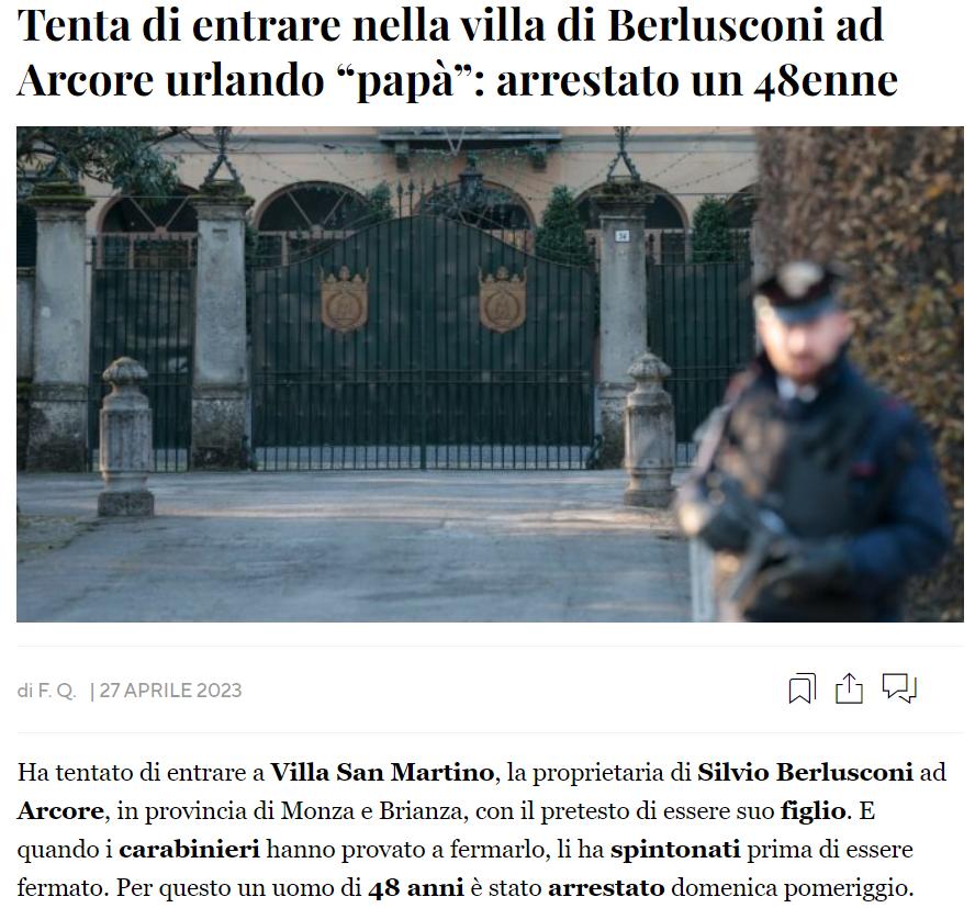 Crazy Ass Moments in Italian Politics tweet media