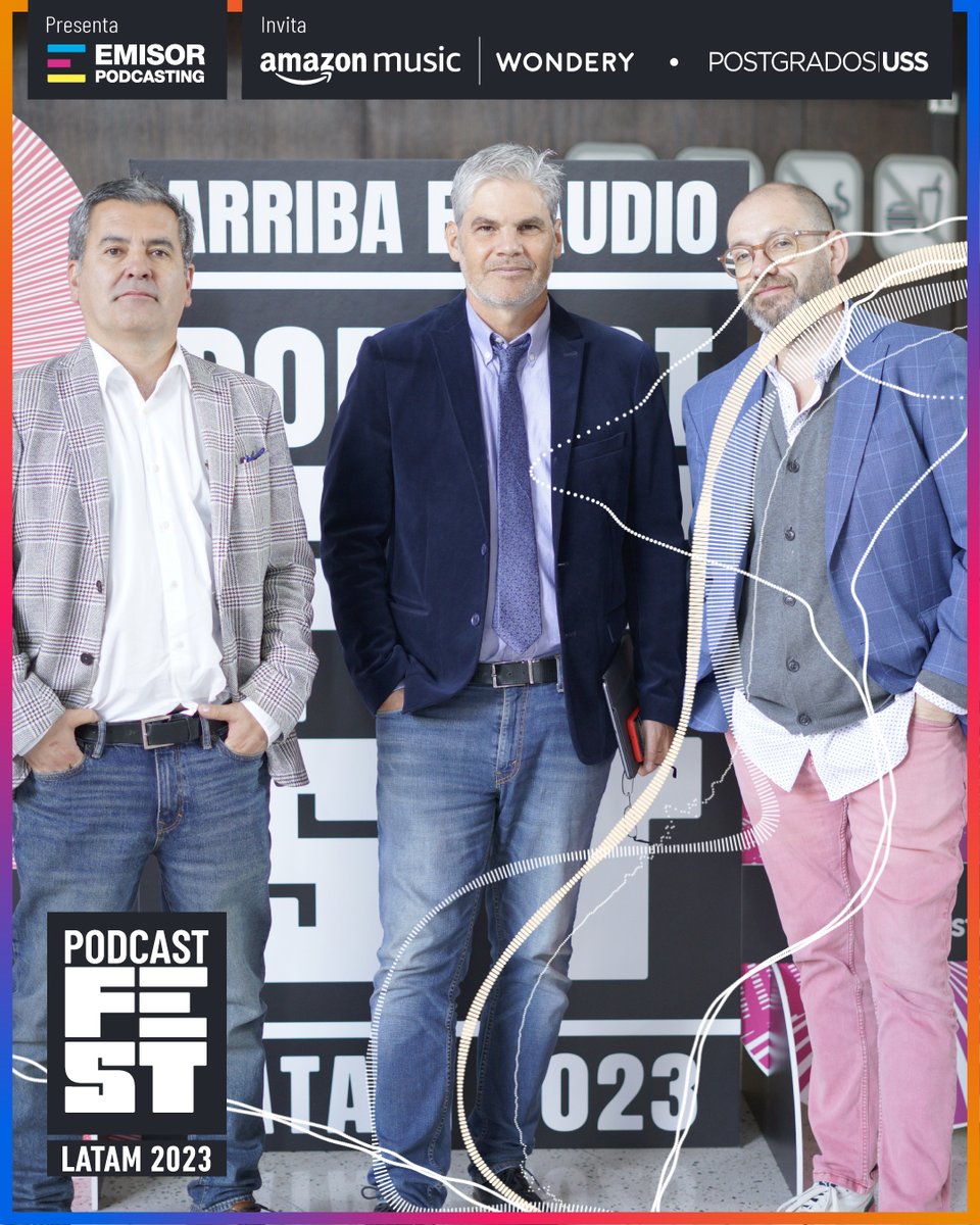 ¡Arriba el Audio! 

<a href="/kikemujica/">enrique mujica</a>, Juan Cristóbal Guarello y <a href="/efeortega/">Francisco Ortega</a>, abrieron los fuegos de la jornada presencial de #PodcastFestLatam2023 desde <a href="/centroGAM/">Centro GAM</a> 

Escucha las conversaciones en podcastfestlatam.com

<a href="/EmisorPodcast/">Emisor Podcasting</a>
<a href="/amazonmusic/">Amazon Music</a> 
<a href="/WonderyMedia/">Wondery</a> <a href="/USanSebastian/">Universidad San Sebastián</a>