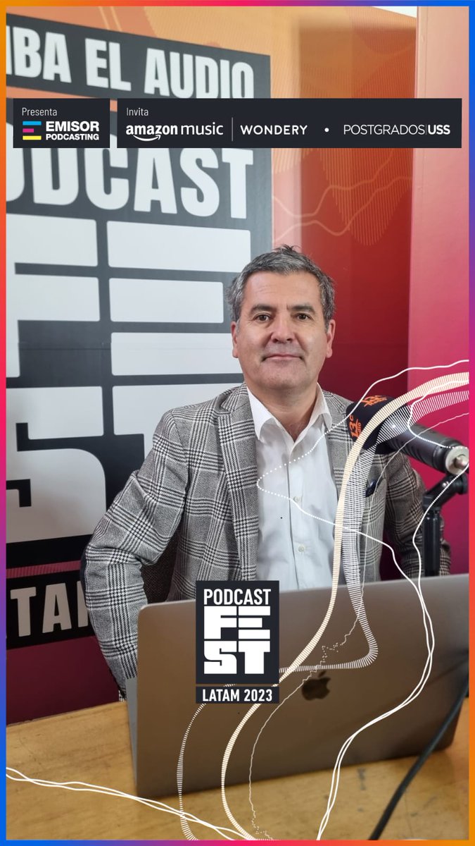 ¡Seguimos desde <a href="/centroGAM/">Centro GAM</a>! <a href="/kikemujica/">enrique mujica</a> y #CuatroCabezas de @13c_Radio nos acompañaron en esta jornada final de #PodcastFestLatam2023 🎧 

Escucha las conversaciones en podcastfestlatam.com

<a href="/EmisorPodcast/">Emisor Podcasting</a>
<a href="/amazonmusic/">Amazon Music</a> 
<a href="/WonderyMedia/">Wondery</a> <a href="/USanSebastian/">Universidad San Sebastián</a>