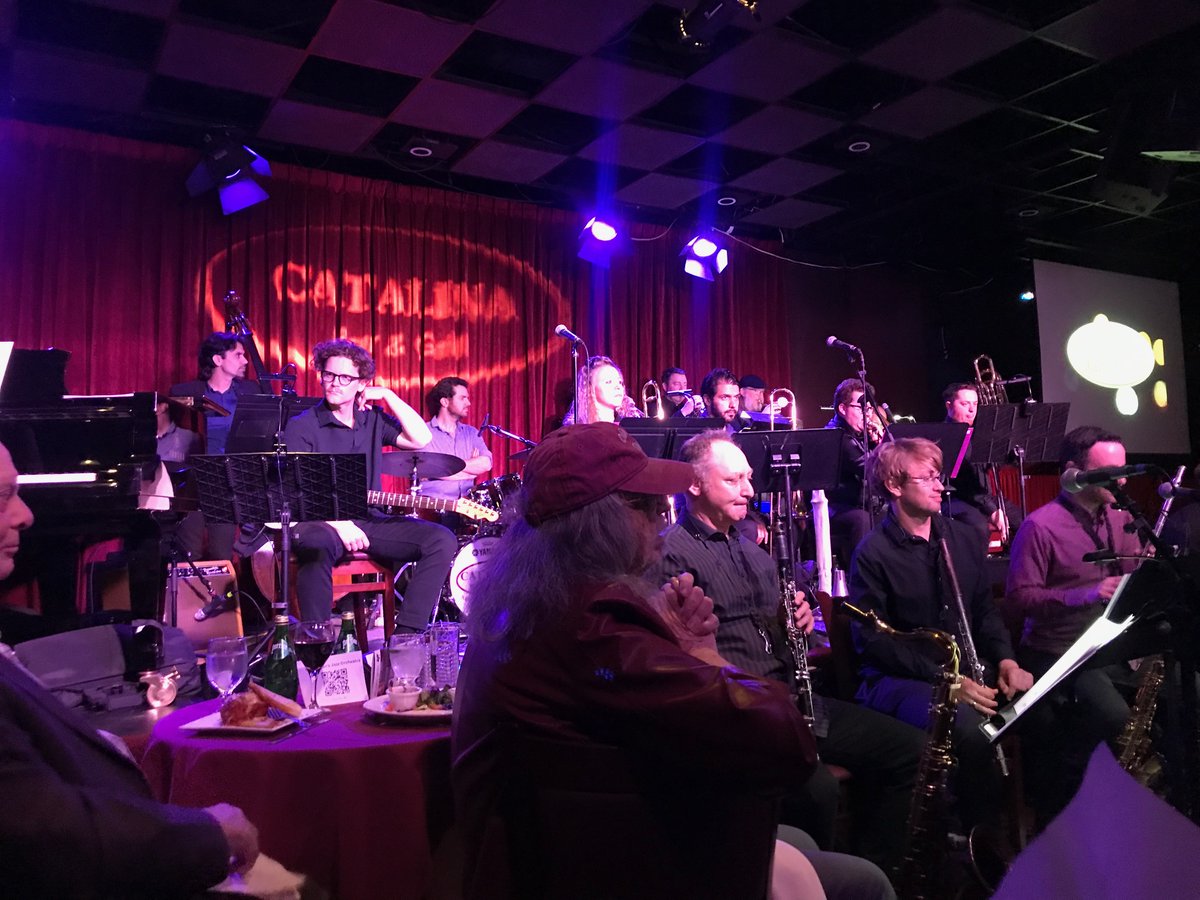 I was honored to have Igor Kogan and the LA Jazz Big Band perform my arrangement of a Kenny Wheeler composition called "Smatter" last night at the Catalina Jazz Club. Thanks to Igor and his killer big band! @koganigormusic