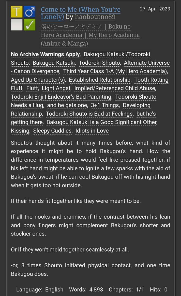 haoboutdiana89's tweet photo. #bktd #tdbk fluff!!

3 times Shouto initiates physical touch between then and 1 time Bakugou does!

I hope you enjoy!🧡💙

https://t.co/RK6Bumzkbn https://t.co/WcQeyKek4c