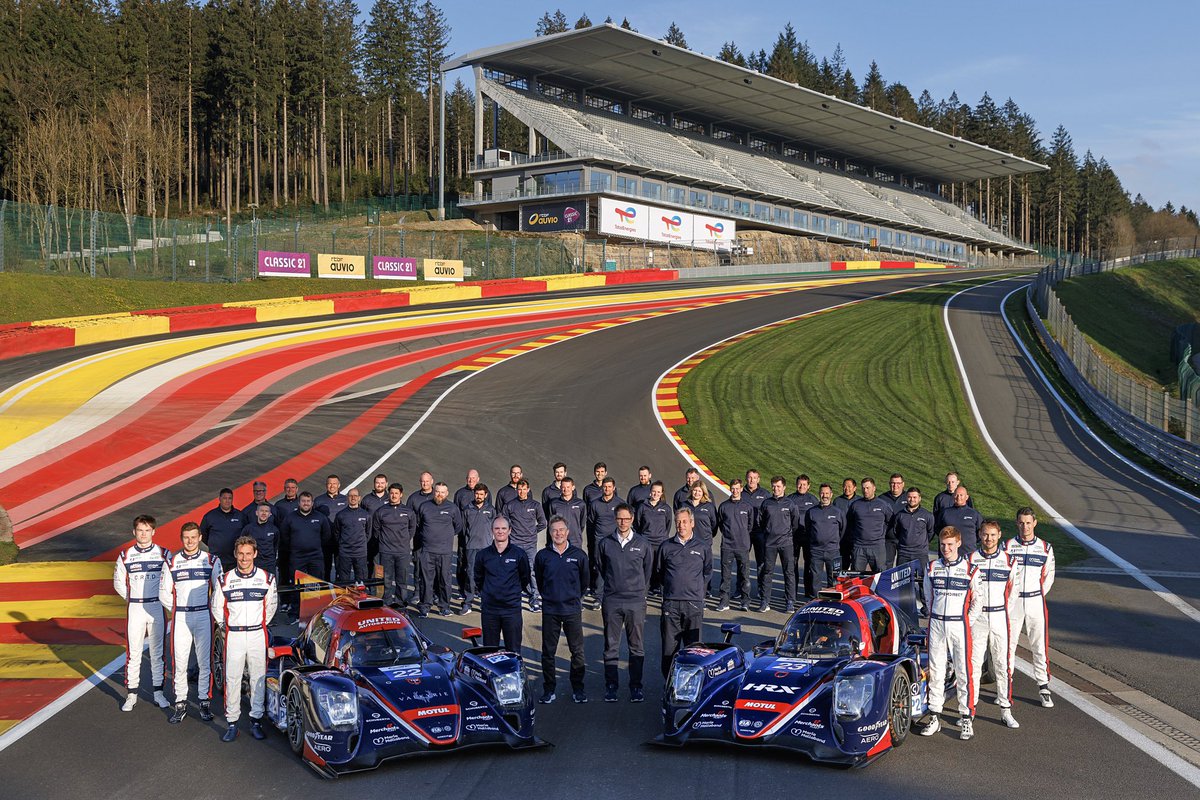 The team behind it all 📸 This is your United Autosports @FIAWEC squad. We're focussed, we're determined ... and we're hunting down that world title 👊  #BeUnited #6HSpa #WEC