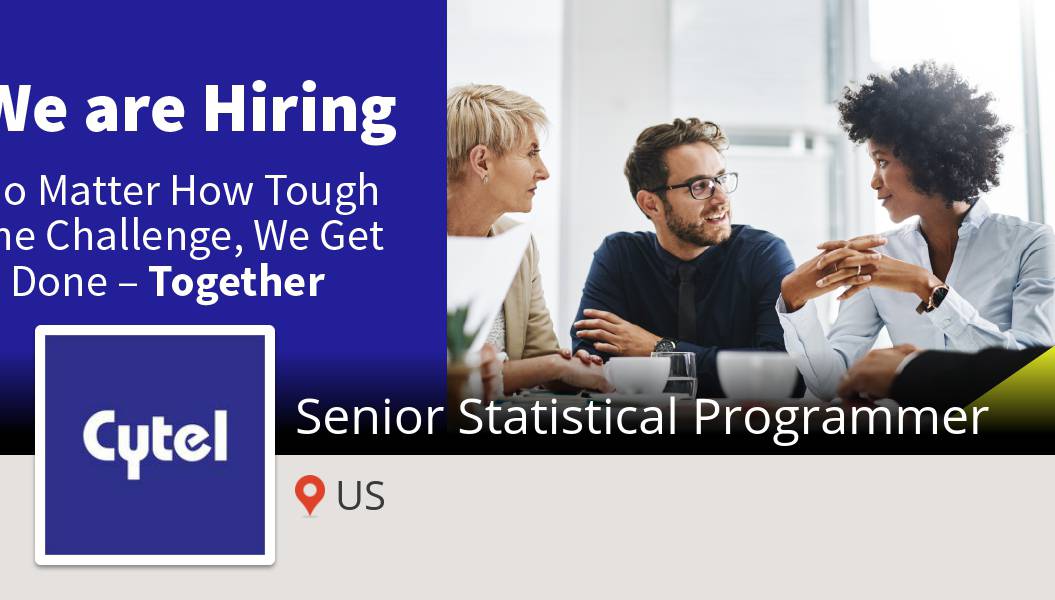 tonycornett's tweet photo. Senior #Statistical #Programmer needed in #US at #Cytel. Apply now! #job https://t.co/vtjYqvGI6a #career #job #biostatistics #statistics #CRO #lifeatcytel https://t.co/Ptjv9DjYuc