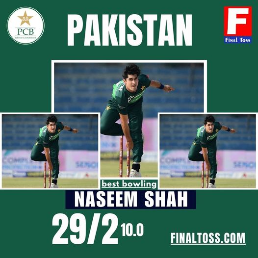 FinalToss's tweet photo. ODI-Series
Pakistan vs New Zealand
Naseem Shah
29/2 (10.0)
Today Match
MATCH 01
27, April, 2023
VENUE Pindi Cricket Stadium
https://t.co/fpoCrNCOv7
#finaltoss
#PAKvNZ | #CricketMubarak
https://t.co/fpoCrNCOv7 https://t.co/4XMKCaFnjw
