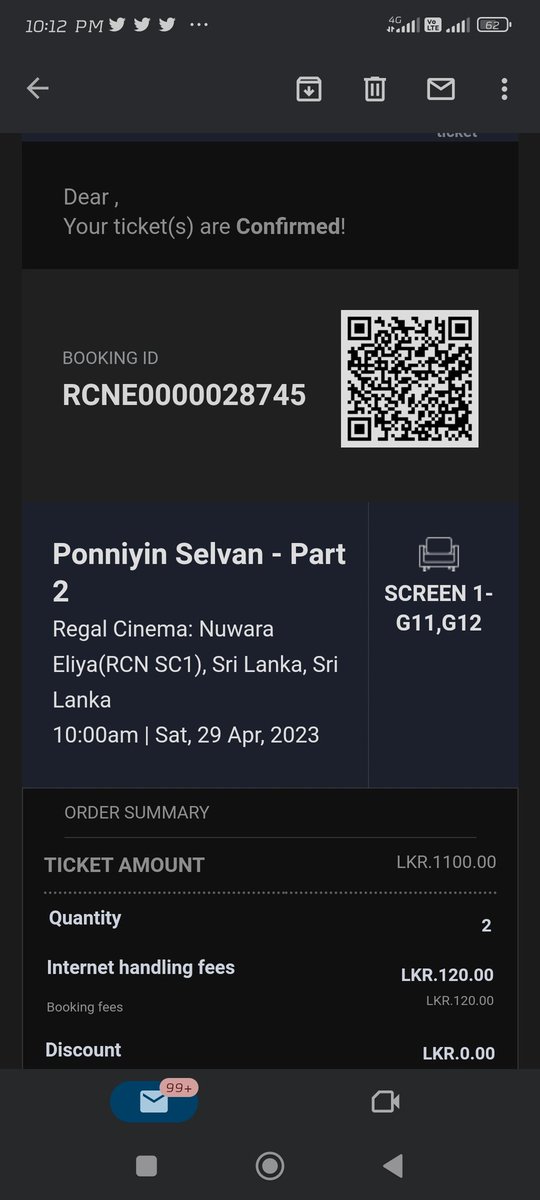 ijaaz_ahamad's tweet photo. #PS2Tomorrow ♥️🔥 #SriLanka
#CholasAreBack
Get On Ready 💯💥
Best Wishing For All SkFans! ♥️💥 @AllIndiaSKFC
Proud Of Tamil Cinema🔥🔥🔥
The Day!! Here
#ManiRatnam Sir👍💥🔥
@arrahman @LycaProductions @MadrasTalkies_ @Karthi_Offl @actor_jayamravi @trishtrashers @chiyaan https://t.co/Mbu8qIt0uE