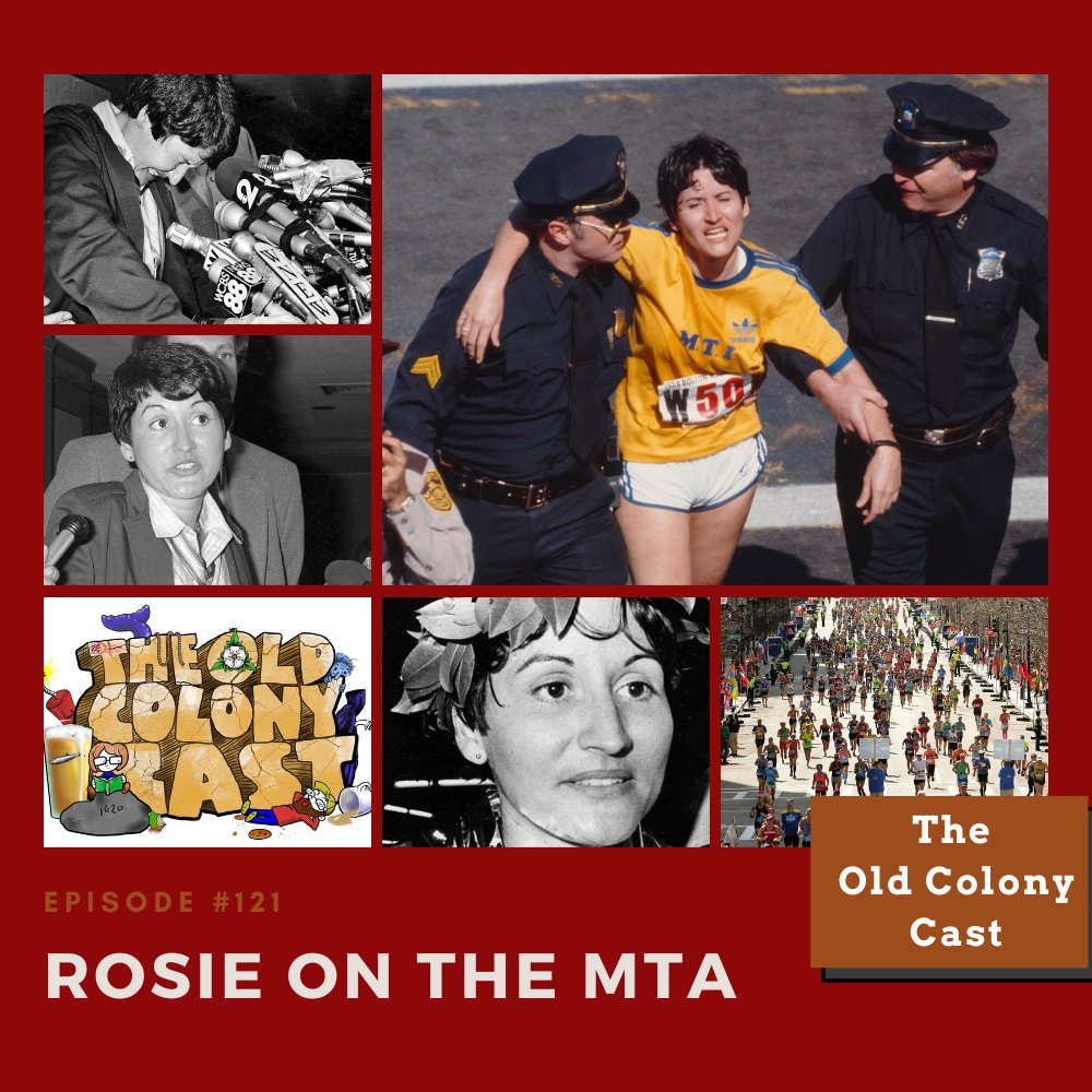 OldColonyCast's tweet photo. On Today's Old Colony Cast, Rosie Ruiz ran the Boston Marathon in 1980. Not all of it, but really, the beginning and end are all that matter. Where'd she get the idea, and why did she think it'd work? And how'd it all fall apart?

https://t.co/hq8oG2KsVo https://t.co/aIlRBvwzXe